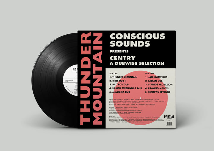 英LP Centry In Dub: Thunder Mountain DNC002 Conscious Sounds /00260 Centry In Dub - Thunder Mountain | Centry | Partial Records