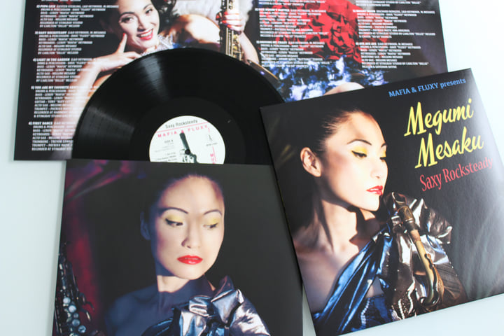 SAXY ROCKSTEADY (LP) | MEGUMI MESAKU | MEGUMI MESAKU (Miss Megoo)