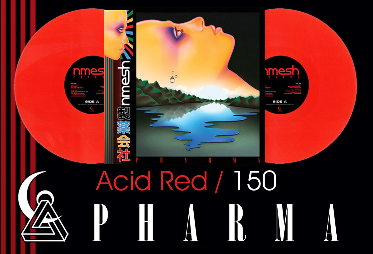 Pharma Nmesh Geometric Lullaby limited edition double lp green splatter on clear