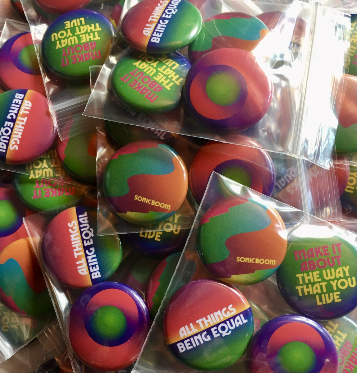 All Things Being Equal Badges | Sonic Boom