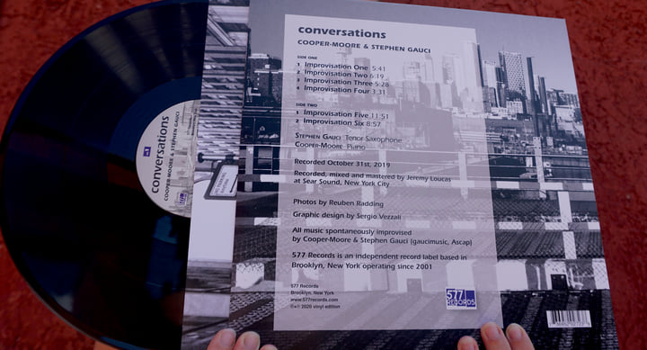 Conversations Vol. 1 | Cooper-Moore & Stephen Gauci | 577 Records