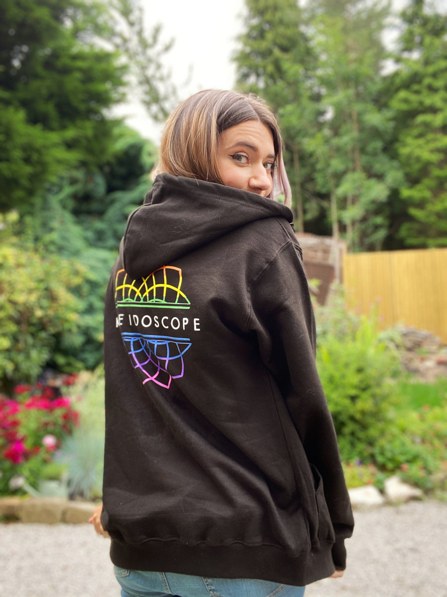 Rainbow Kaleidoscope Zip Hoodie Kaleidoscope Orchestra