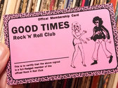 GOOD TIMES Rock n' Roll Club Issue #2 photo 
