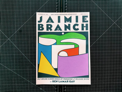 Jaimie Branch - Fly or Die II - Chicago Release Show Poster (Empty Bottle, December 2019) main photo