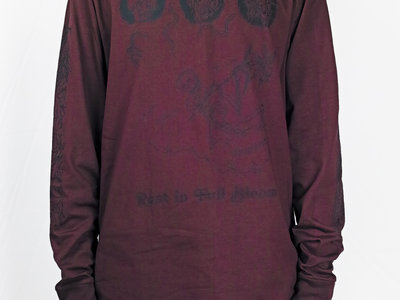 "Rust in Full Bloom" Long Sleeve Burgundy main photo