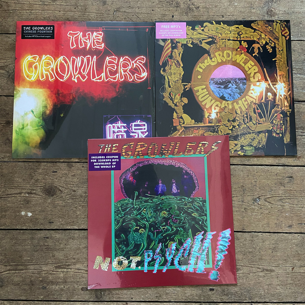 Growlers 3xlp Bundle Fatcat Records