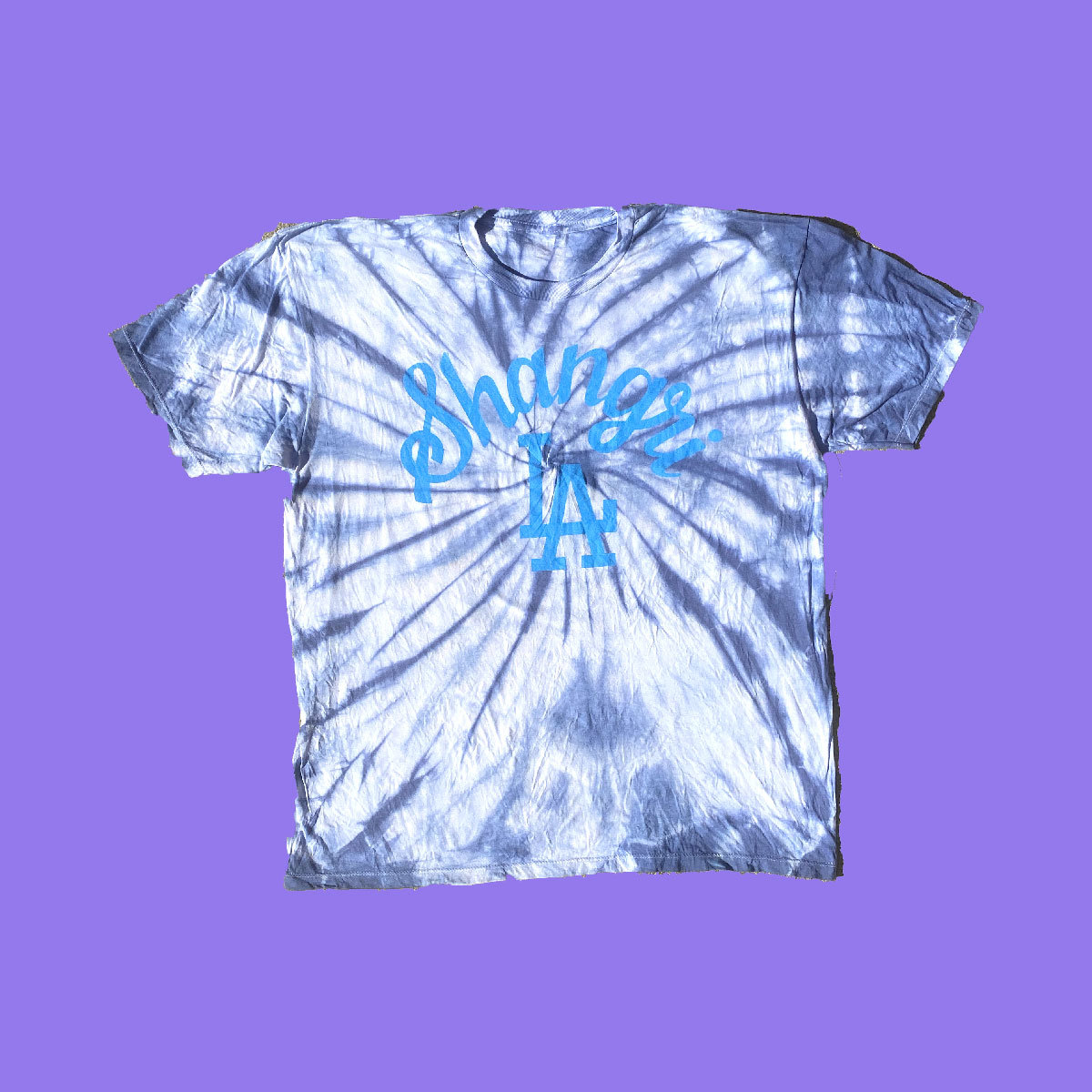 Shangri La Blue Tie Dye Tee Yacht