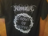 Crown of Suffer Metallic Silver Logo T-Shirt photo 