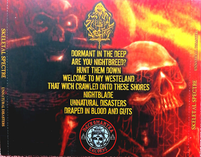 Unnatural disasters | Skeletal spectre | Nekromantra Records