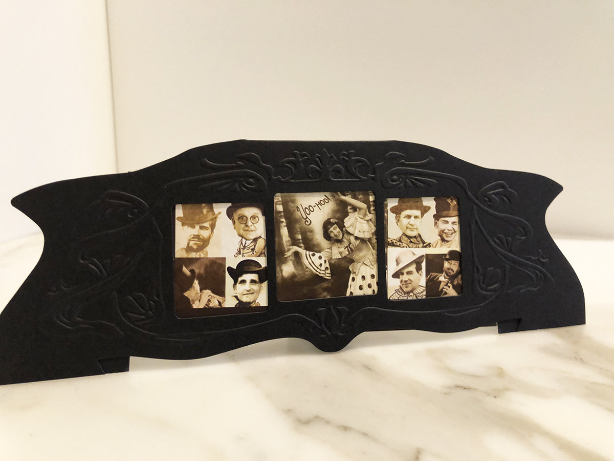 4 x Display Cards with 4 Art Deco Style Frames | Janet Klein and Her