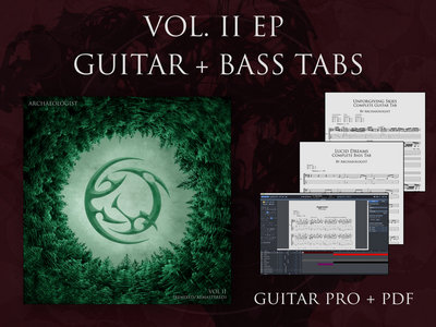 Vol II EP: Digital Guitar+Bass Tabs (GP7/PDF) main photo