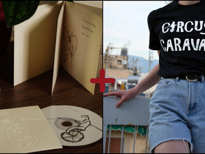 Scattered Sketches CD + "Circus Caravan" T-shirt bundle main photo
