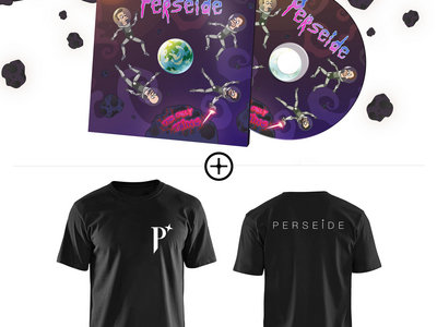 Pack CD Digipack "The Only Thing" + T-Shirt ("PERSEIDE", "ACADEMY", "ALBUM") main photo