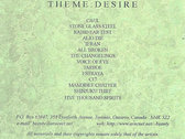 Theme: Desire Cd Compilation with Alio Die , Five Thousand Spirits.. photo 