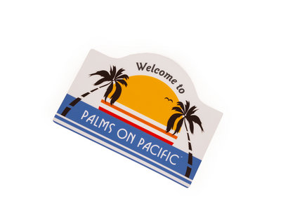 Palms on Pacific Sticker Large main photo