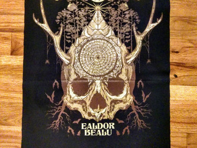 Limited Edition Black Nature Skull Full Back-Patch main photo