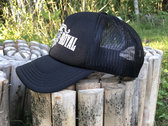 Logo snap-back trucker hat photo 