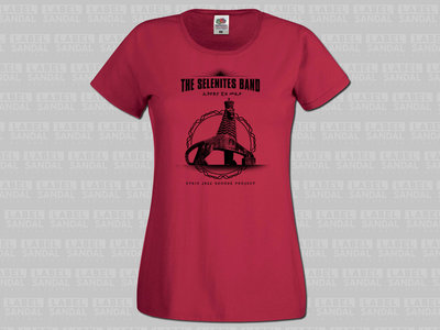 T-Shirt Women (Rouge Brique) "The Selenites Band LION" serigraphy main photo