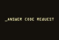 Answer Code Request image