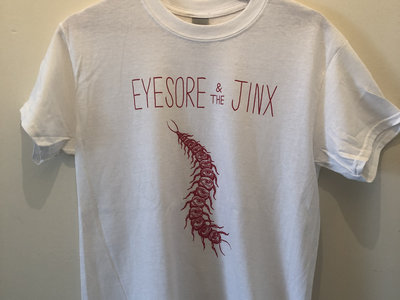 'Centipede' T-shirt (White/ Red) main photo