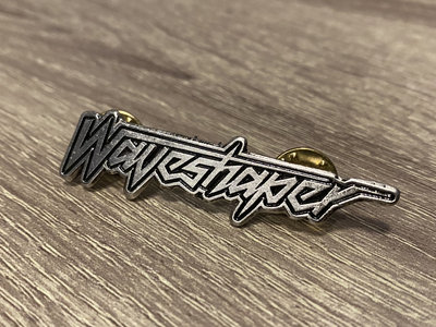 Wavshaper logo metal die cast pin main photo