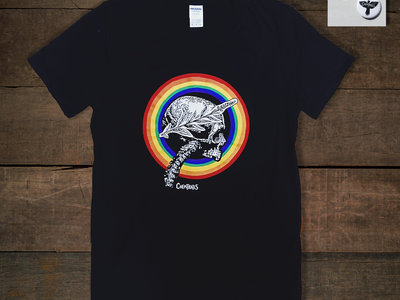 Rainbow Skull T-Shirt (black) main photo