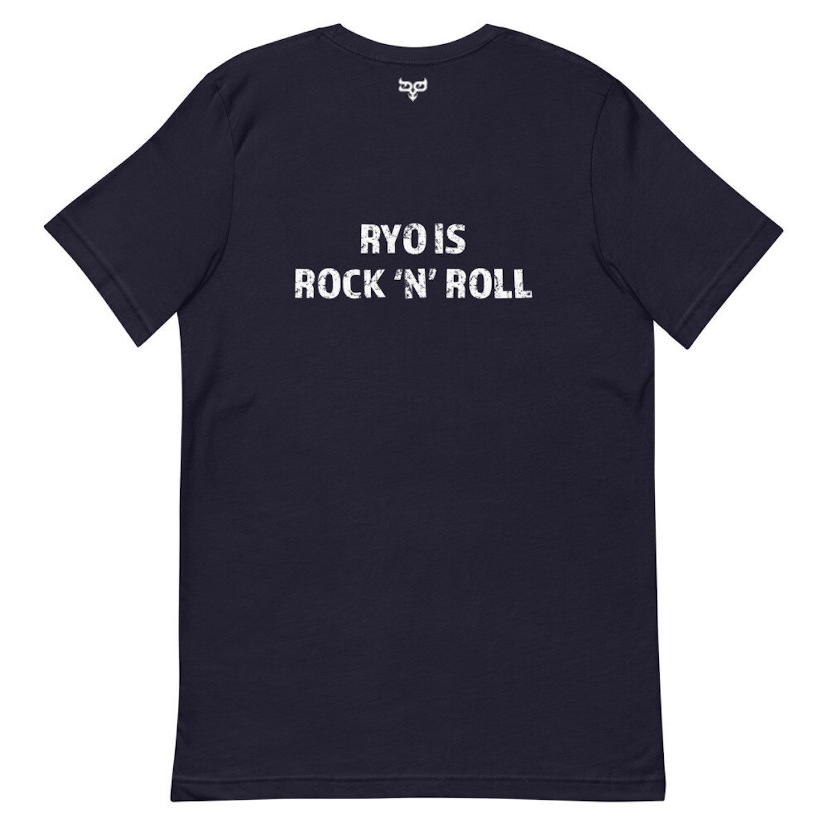 ryoさん専用 Cartoon Ryo Short-Sleeve Cotton T-Shirt (Navy) | Ryo Okumoto