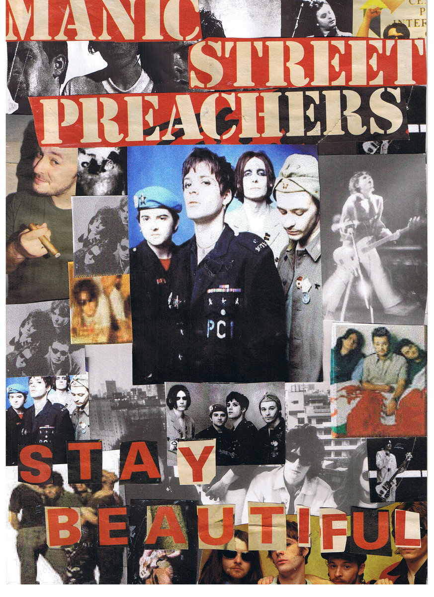 Stay Beautiful - Manic Street Preachers Collage Print | R*E