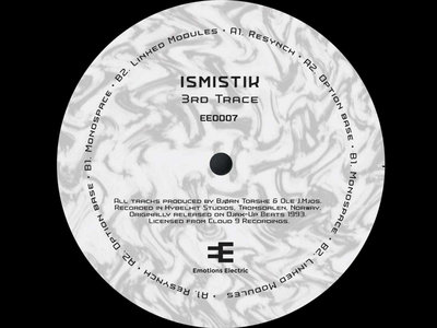 Ismistik – 3rd Trace – 12″ Coloured Vinyl (EE0007) main photo