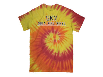 SKV Block Logo Tie Dye Tee (Black) main photo