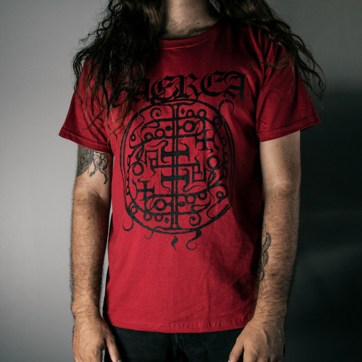 blood red t shirt