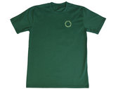 WPT045 - Green Short Sleeve T-Shirt W/ Front Embroidery & Green Back Print photo 