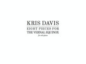 Kris Davis - 'Eight Pieces For The Vernal Equinox' for solo piano [PDF]