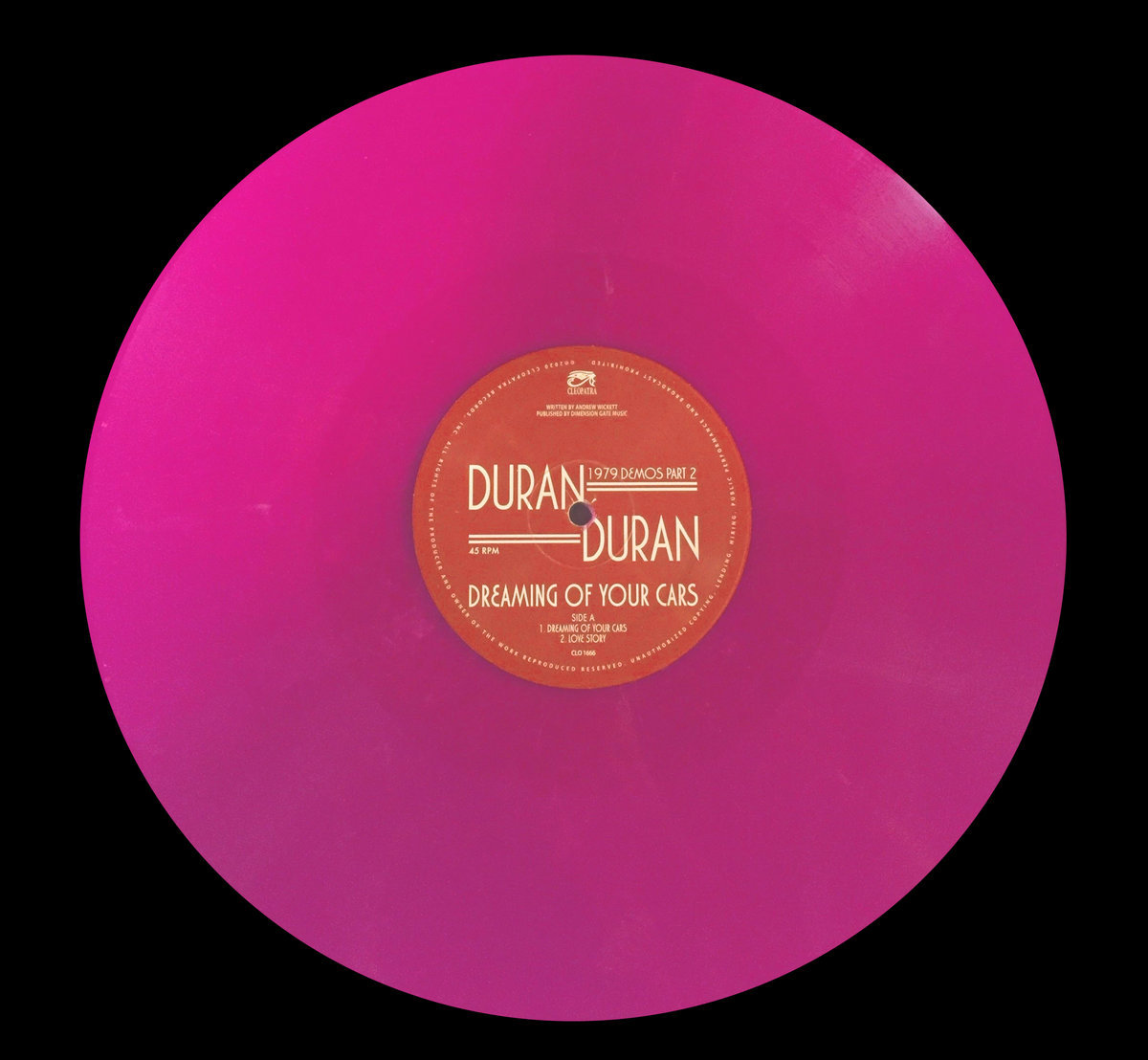 米LP Duran Duran Dreaming Of Your Cars (1979 Demos Part 2) CLO1666 Cleopatra /00260 Lp Duran Dreaming Of Your Cars 1979 Demos Part 2 Clo1666