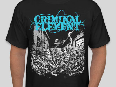 Criminal Element Crime & Punishment Pt. 1 -10 Year Anniversary Special Edition- (Blue Logo) T-shirt main photo