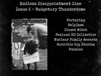Endless Disappointment Zine - Issue 6 main photo