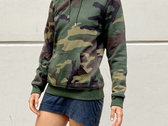Hooded Shirt "DJ JAUCHE LOGO " ( Unisex ) Camouflage with Grey Print photo 
