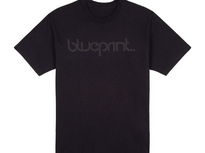 Blueprint Logo Tee (Black On Black) main photo