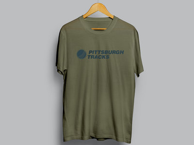 Pittsburgh Tracks Heather Army Green T Shirt main photo