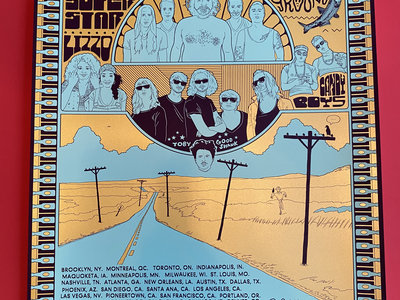 HMS/Pizza Underground Silk-Screened Tour Poster (18