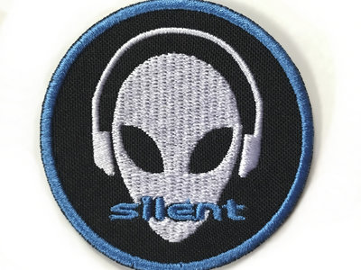 Silent alien mascot - embroidered patch main photo