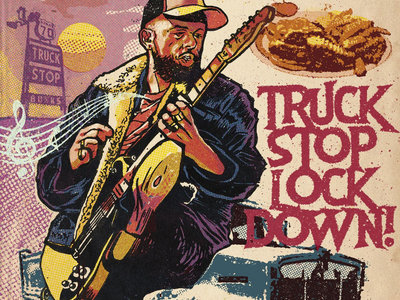 "Dan Brodie: Truck Stop Lockdown" Limited Edition A3 Signed Poster main photo