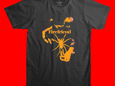 Firefriend Yellow Spider Tshirt - BLACK main photo