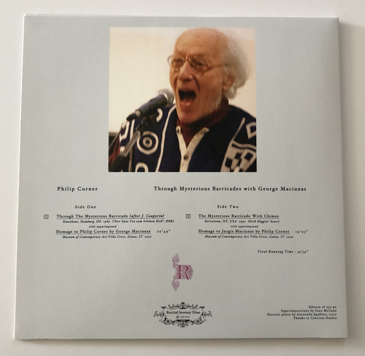 Philip Corner – Pieces Of (Acoustic) Re〜 PHILIP CORNER / Pieces Of (Acoustic) Reality And Ideality