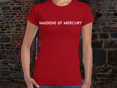 Maidens of Mercury Logo Cherry Red T-Shirt (Ladyfit) main photo