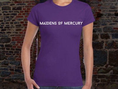 Maidens of Mercury Logo Purple T-Shirt (Ladyfit) main photo