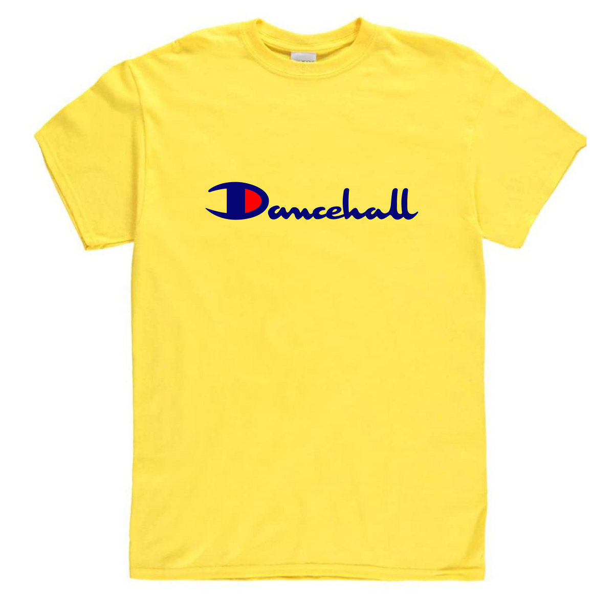 Dancehall Champion Tshirt Yellow | NICE UP! Records