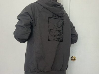 Dark Grey MAITA Zip Up Hoodie  (XS, XL, M only) main photo