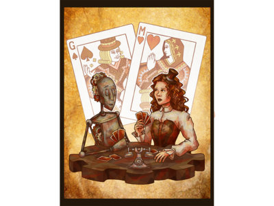 Priscilla & Jasper Play Cards 18 x 24 main photo