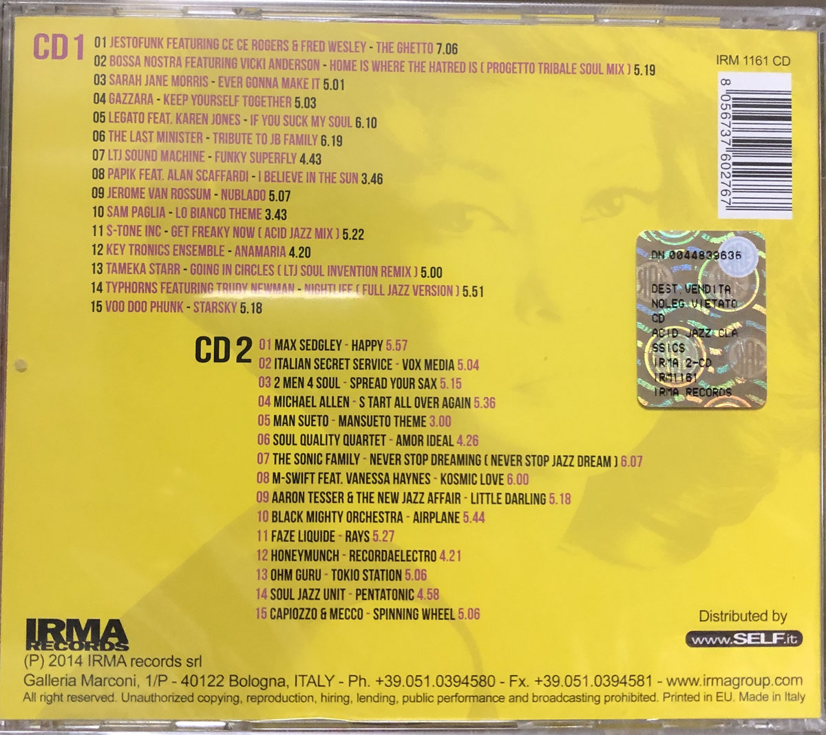 Acid Jazz Classics Vol. 1 Irma Records